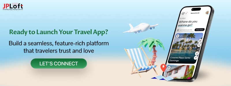 Create Travel App CTA